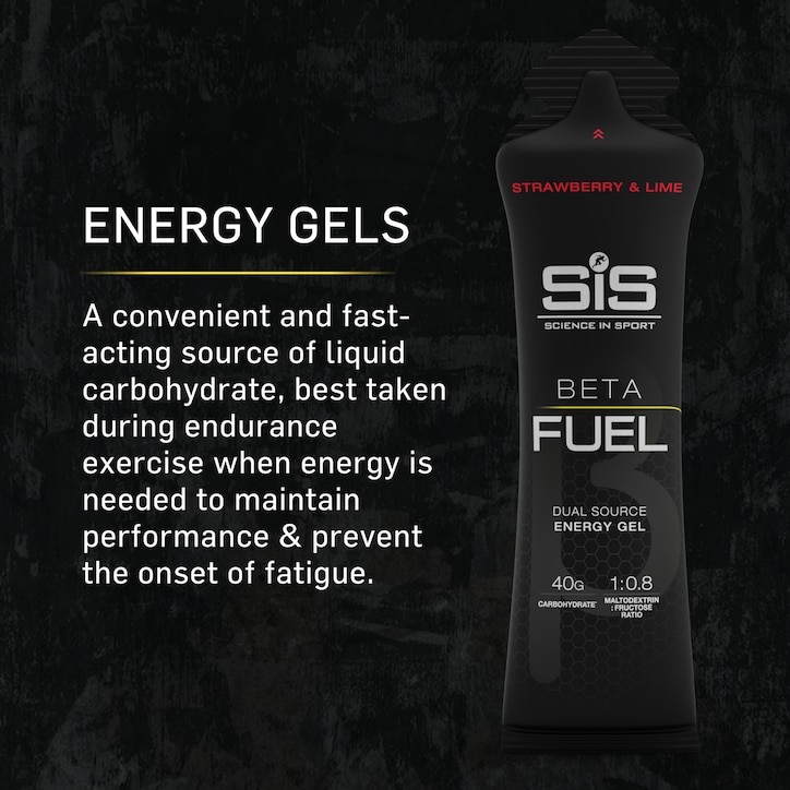 SiS Beta Fuel Energy Gel Strawberry & Lime 40g